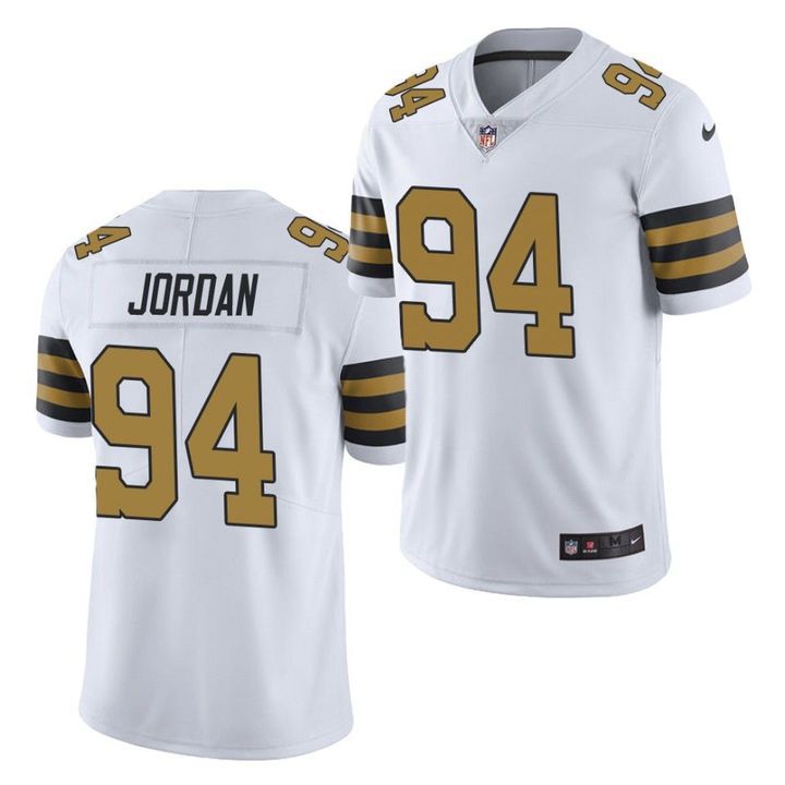 Men New Orleans Saints 94 Cameron Jordan Nike White Color Rush Limited NFL Jersey